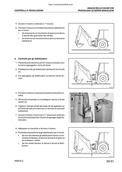 Komatsu WB97S-2 Backhoe Loader Service Manual | 2003-2007 - sample page 4