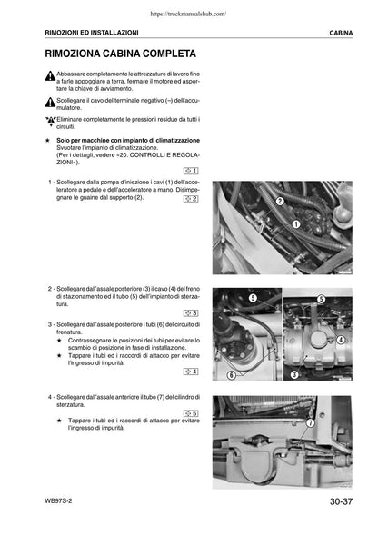 Komatsu WB97S-2 Backhoe Loader Service Manual | 2003-2007 - sample page 5