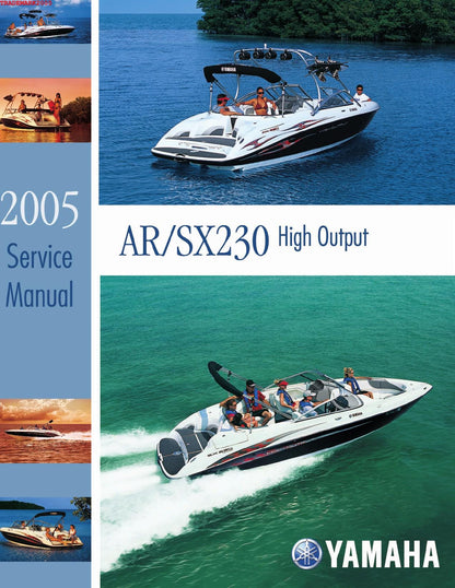 Yamaha AR230 SX230 High Output Motorcycle Service Manual | 2005-2009 - sample page 2
