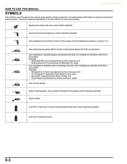 Honda CB750 Hornet Motorcycle Service Manual | 2023-2026 - sample page 6