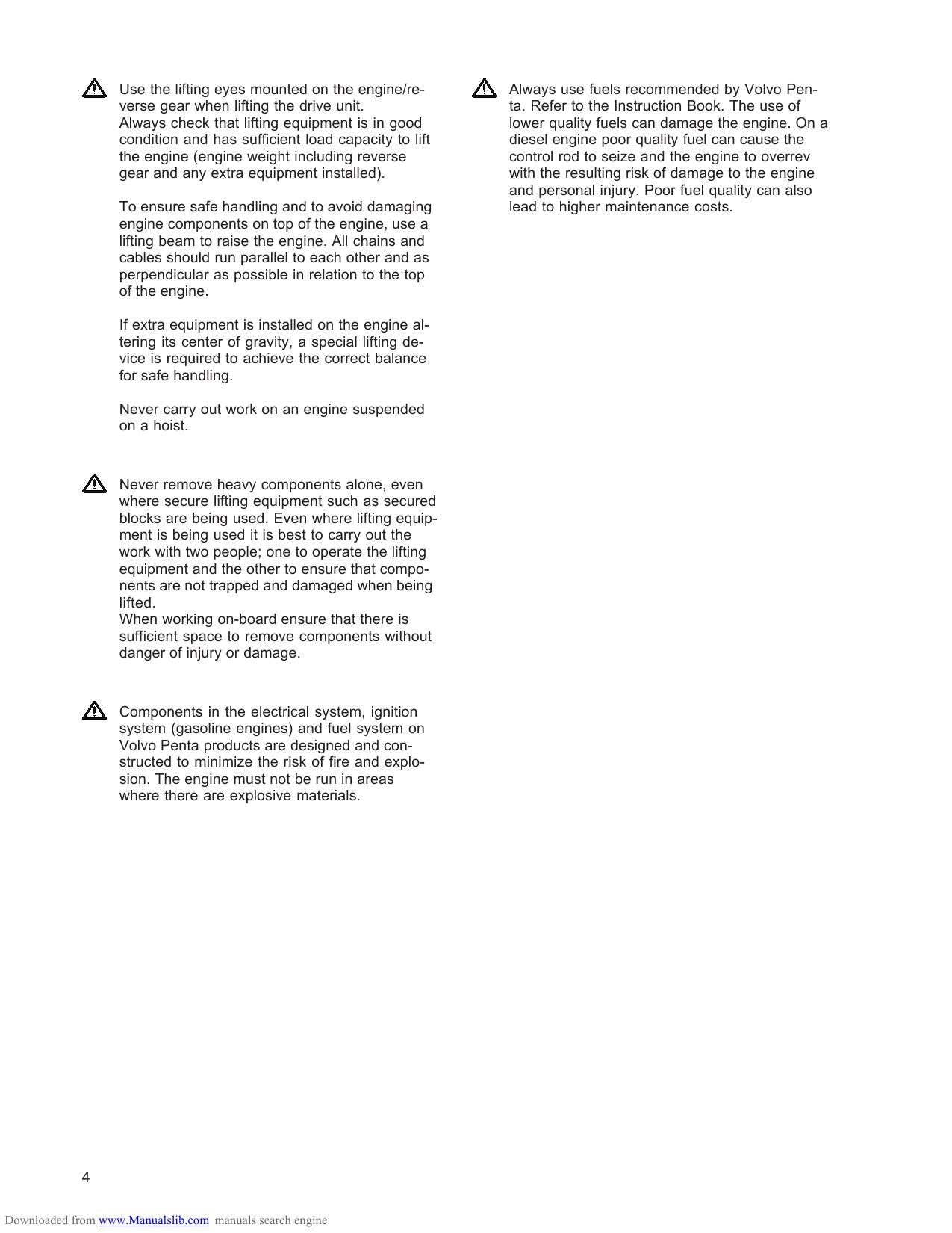 Volvo Penta Aquamatic 250 Drive Outboard Service Manual | 1970-1974 - sample page 9