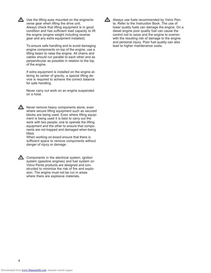 Volvo Penta Aquamatic 250 Drive Outboard Service Manual | 1970-1974 - sample page 9
