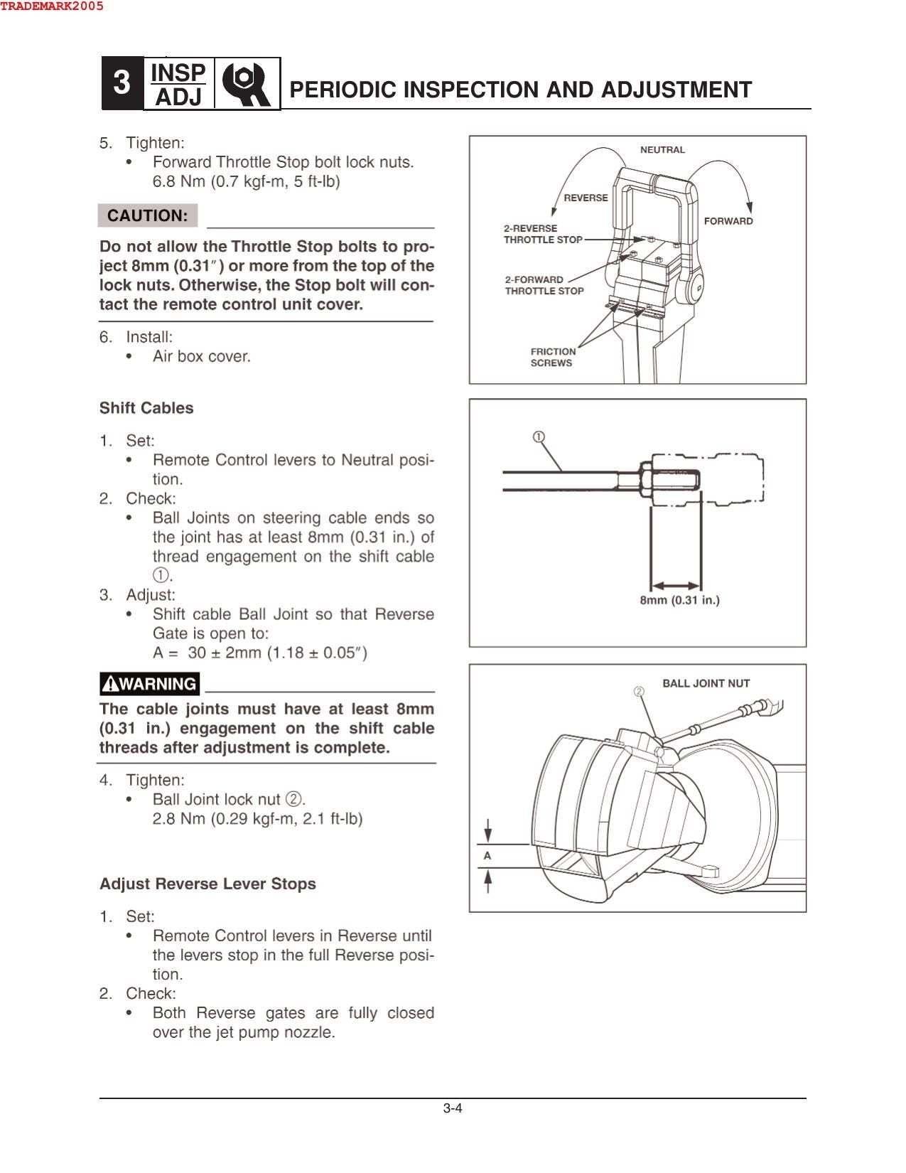Yamaha AR230 SX230 High Output Motorcycle Service Manual | 2005-2009 - sample page 8