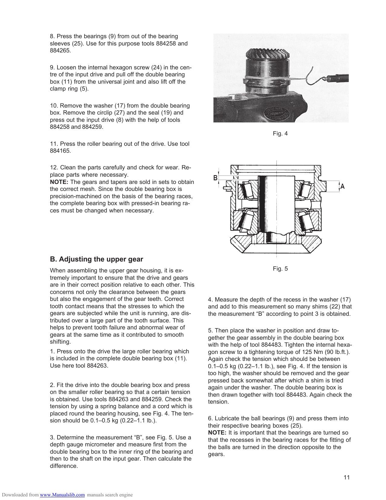 Volvo Penta Aquamatic 250 Drive Outboard Service Manual | 1970-1974 - sample page 5