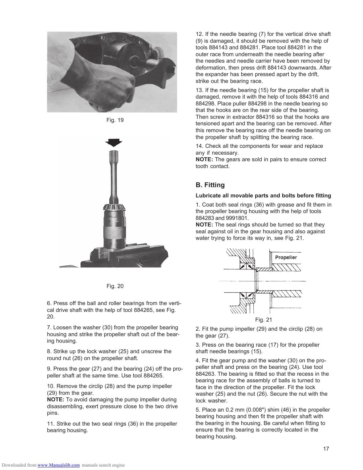 Volvo Penta Aquamatic 250 Drive Outboard Service Manual | 1970-1974 - sample page 4