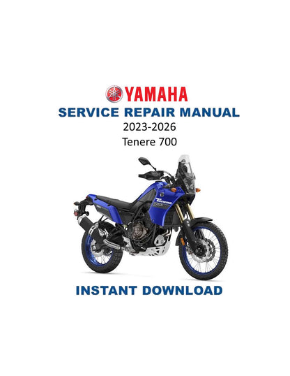Yamaha Tenere 700 Motorcycle Service Manual | 2023-2026 - Service Manual PDF Instant Download