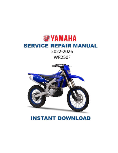 Yamaha WR250F Motorcycle Service Manual | 2022-2026 - Service Manual PDF Instant Download