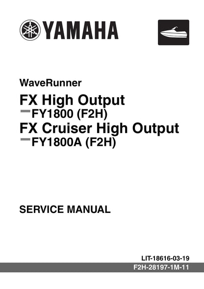 Yamaha WaveRunner FX High Output FY1800 PWC Service Manual | 2009-2013 - sample page 2