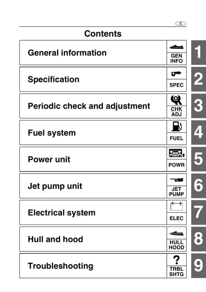 Yamaha WaveRunner FX High Output FY1800 PWC Service Manual | 2009-2013 - sample page 4