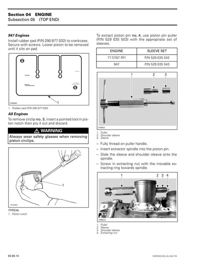 Sea-Doo GTI GTX RX xp lrv di PWC Service Manual | 2002-2006 - sample page 5