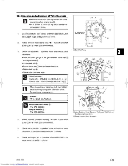 Tohatsu MFS25 MFS30 Outboard Service Manual | 2006-2010 - sample page 3