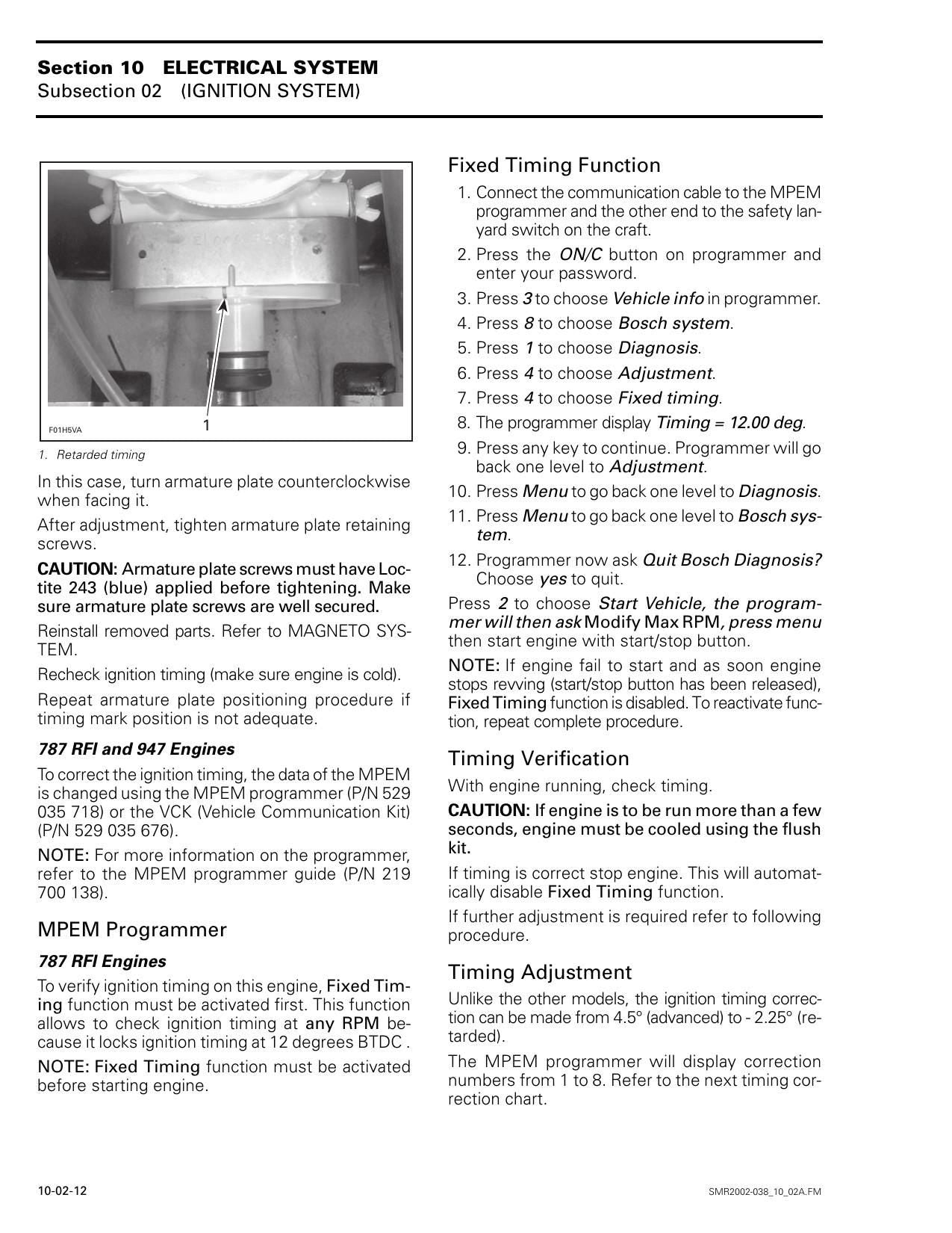 Sea-Doo GTI GTX RX xp lrv di PWC Service Manual | 2002-2006 - sample page 6