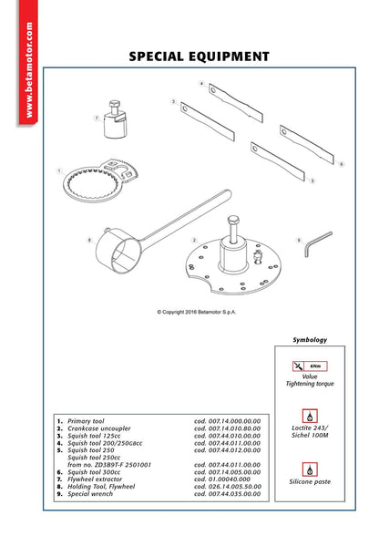 Beta EVO 2 Stroke 125 200 250 300 Motorcycle Service Manual | 2017-2022 - sample page 3