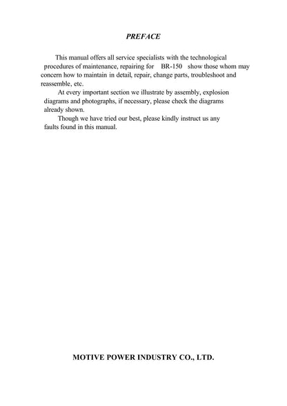 PGO BR-150 Bug Rider Bugxter ATV Service Manual | 2000-2004 - sample page 10