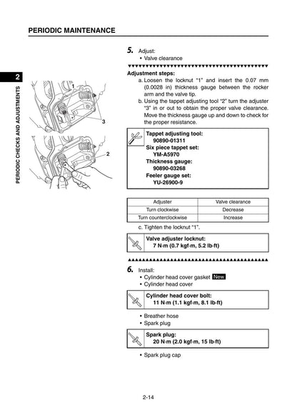 Yamaha MZ360 MX360 MZ400 Engine Motorcycle Service Manual | 2019-2023 - sample page 7