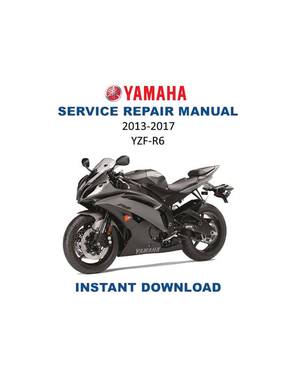 Yamaha YZF-R6 Motorcycle Service Manual | 2013-2016 - Service Manual PDF Instant Download