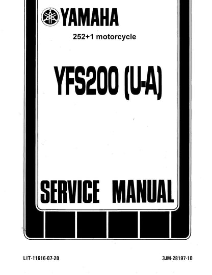 Yamaha Blaster YFS200 ATV Service Manual | 1987-1991 - sample page 2