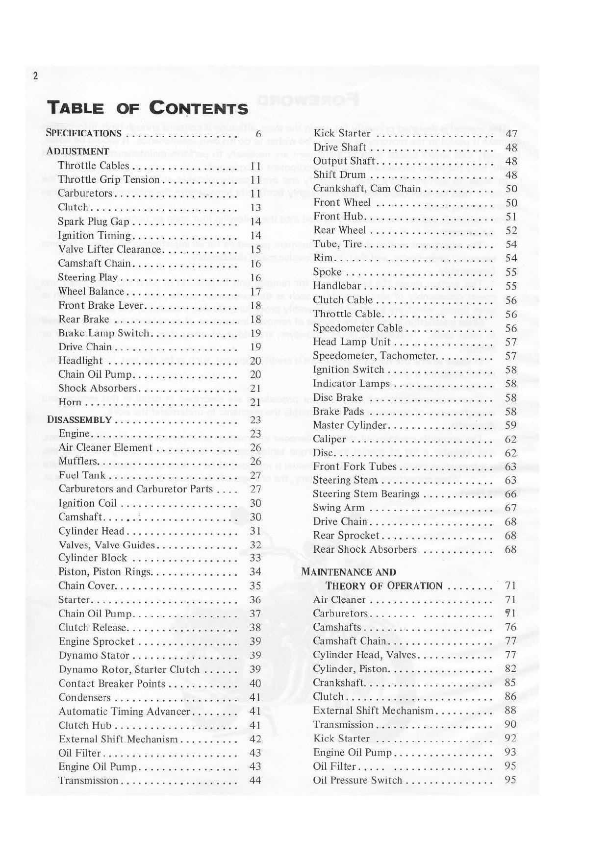 Kawasaki Z1 900 Motorcycle Service Manual | 1972-1976 - sample page 7