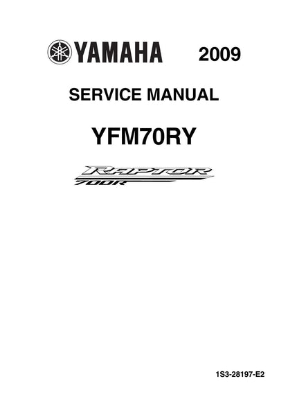 Yamaha Raptor 700R YFM70RY ATV Service Manual | 2009-2013 - sample page 2
