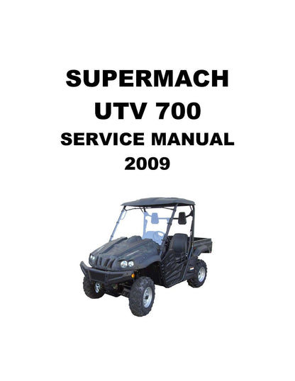 Supermach UTV 700 Service Manual | 2009-2013 - sample page 2