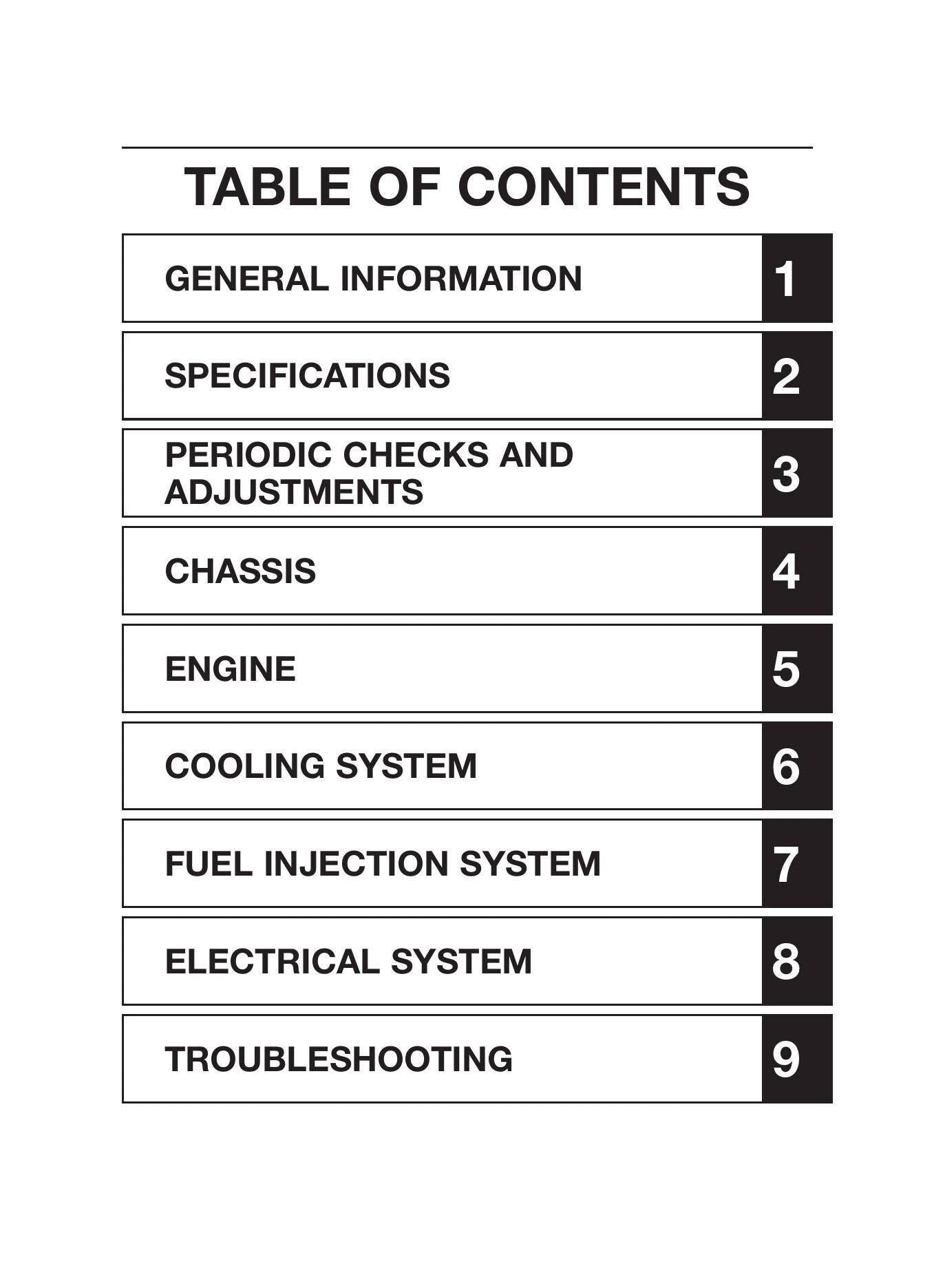 Yamaha MT-03 Motorcycle Service Manual | 2006-2010 - sample page 3