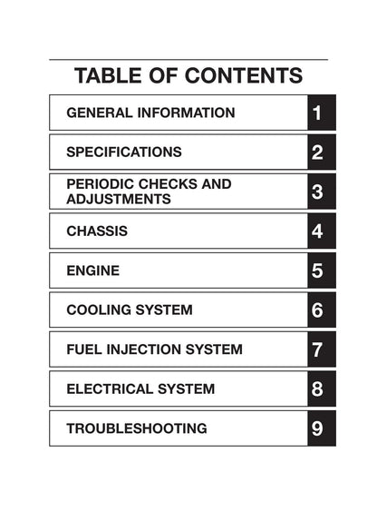 Yamaha MT-03 Motorcycle Service Manual | 2006-2010 - sample page 3