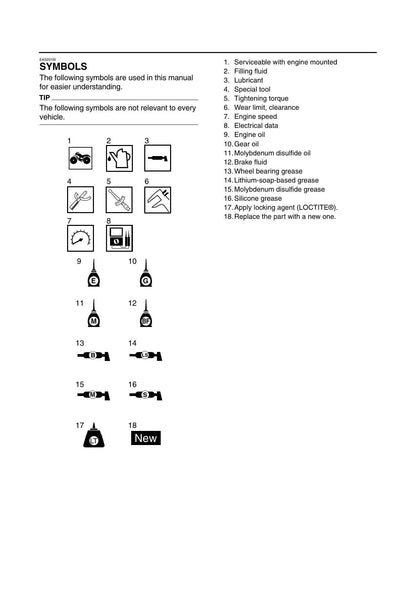 Yamaha Raptor 700R YFM70RY ATV Service Manual | 2009-2013 - sample page 8