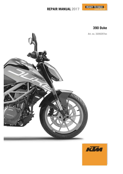 KTM 390 Duke Motorcycle Service Manual | 2017-2021 - sample page 2