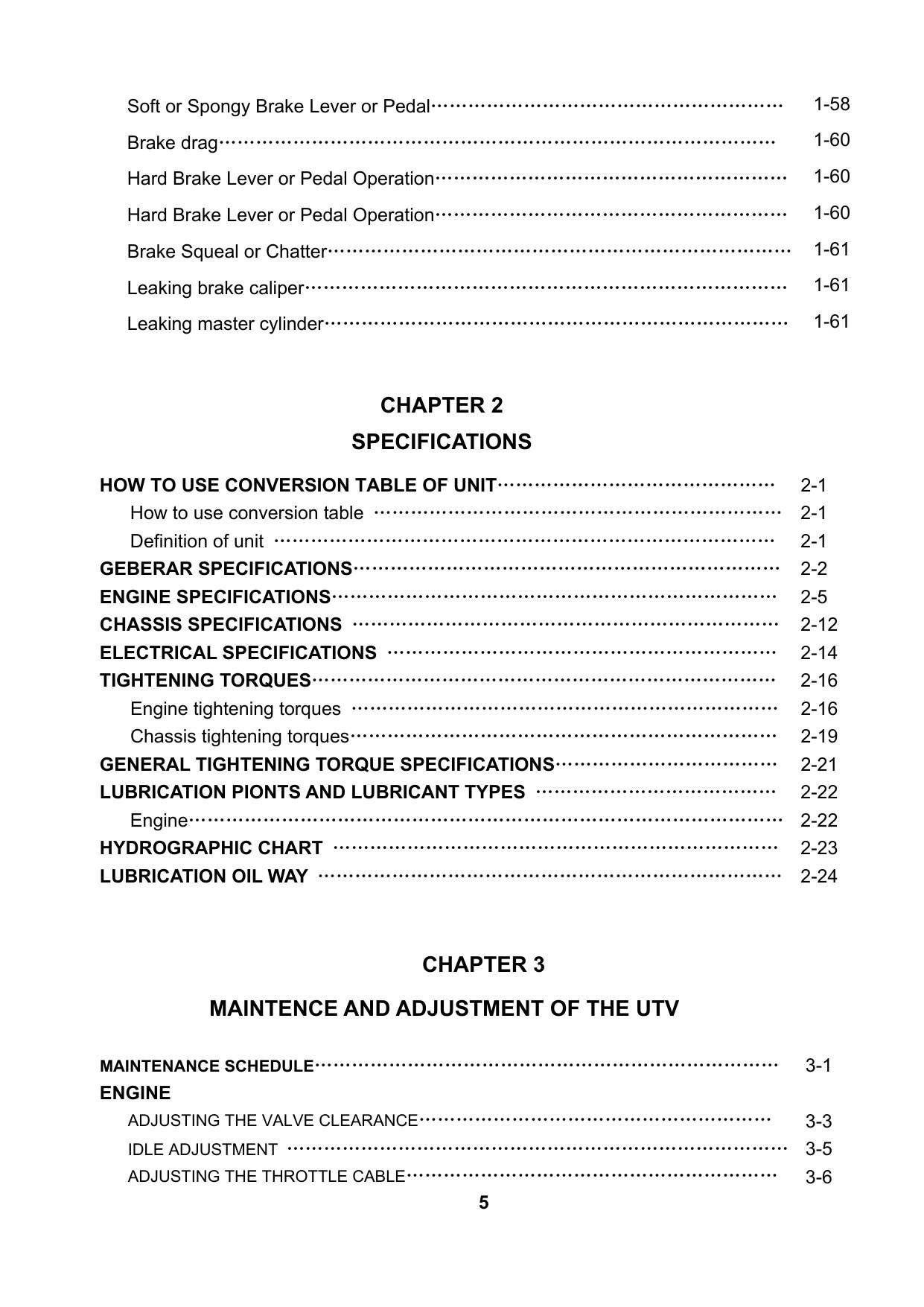 Supermach UTV 700 Service Manual | 2009-2013 - sample page 9