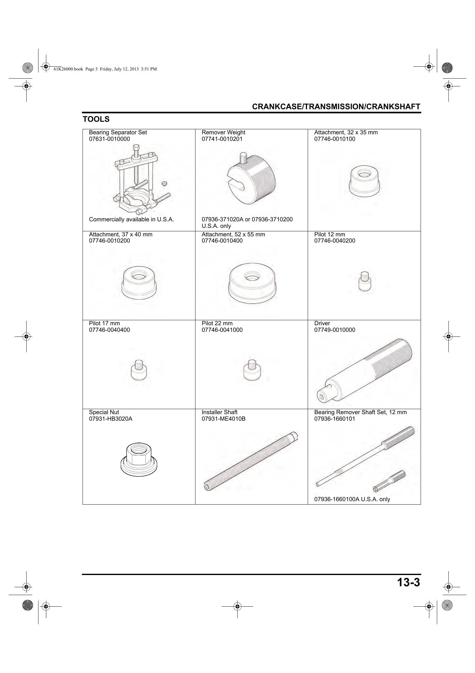 Honda Grom 125 Motorcycle Service Manual | 2013-2017 - sample page 10
