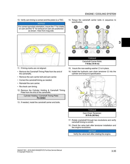 Polaris Ranger 570 UTV Service Manual | 2016-2025 - sample page 4
