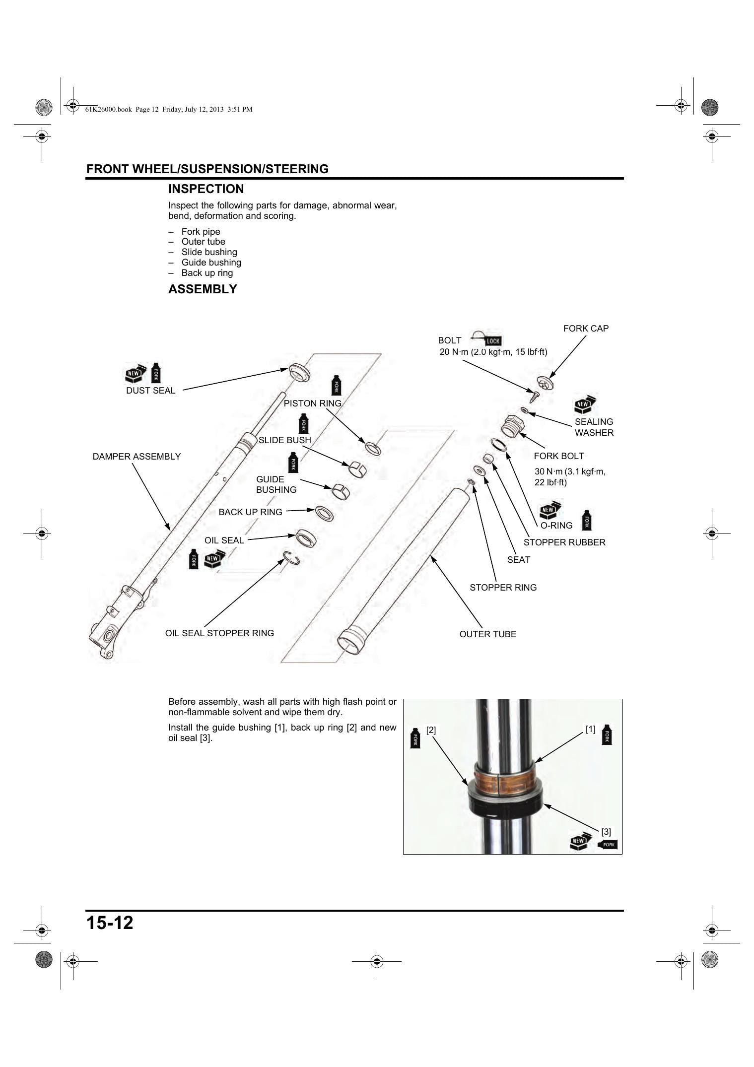 Honda Grom 125 Motorcycle Service Manual | 2013-2017 - sample page 5