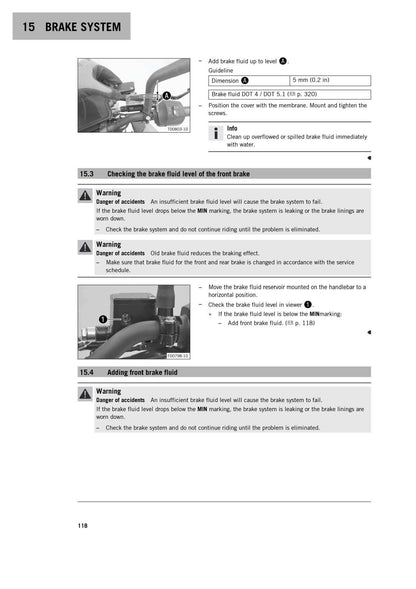 KTM 390 Duke Motorcycle Service Manual | 2017-2021 - sample page 5