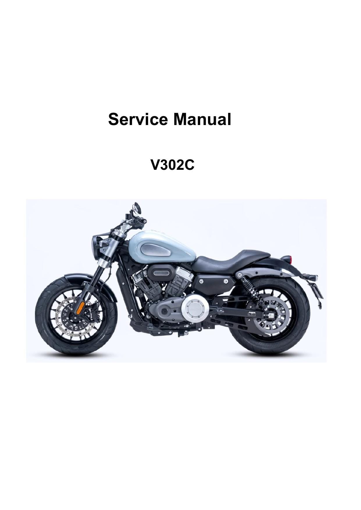 Benelli V302C Motorcycle Service Manual | 2023-2026 - sample page 2