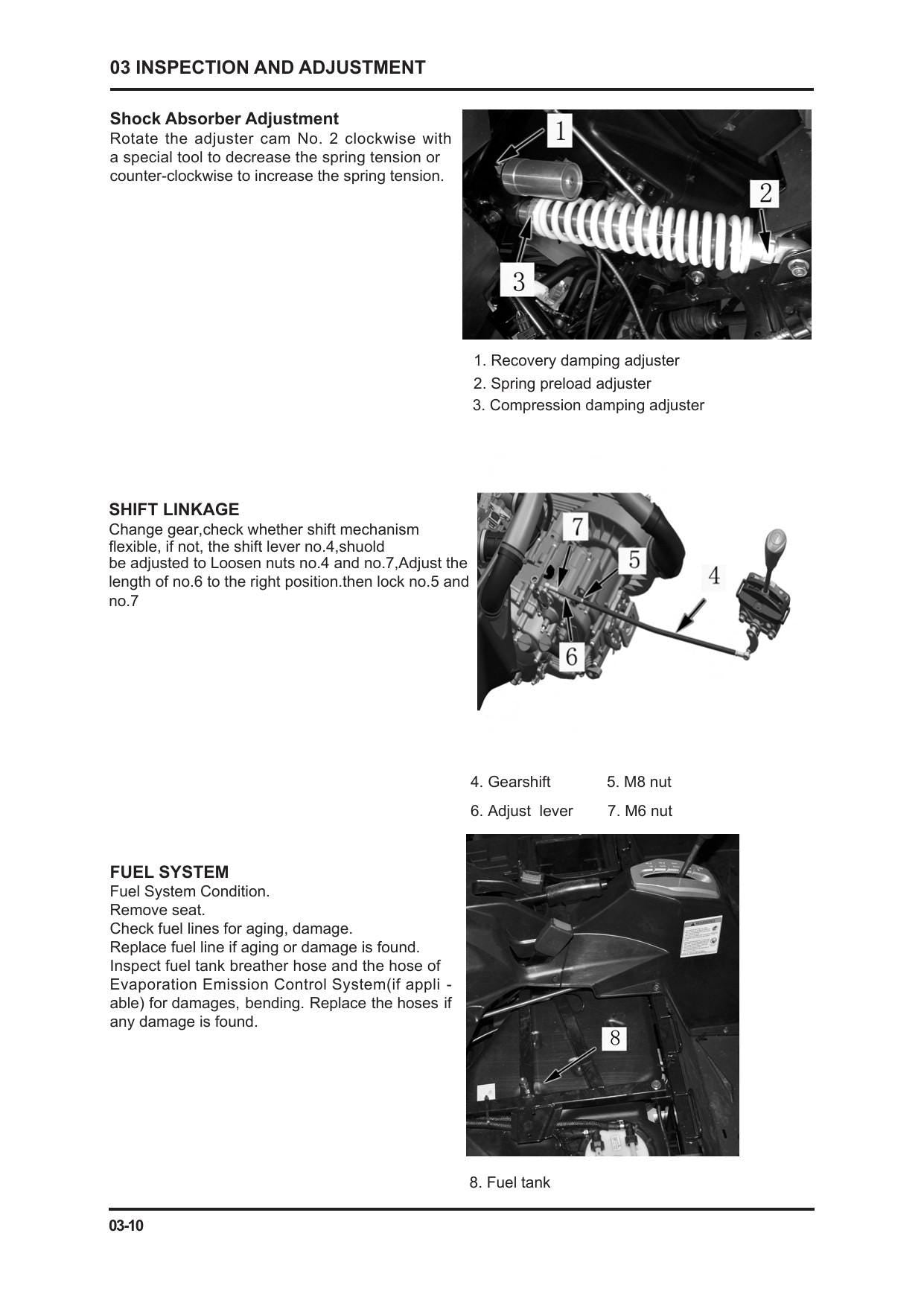CFMOTO Zforce 500 550 UTV Service Manual | 2018-2022 - sample page 4