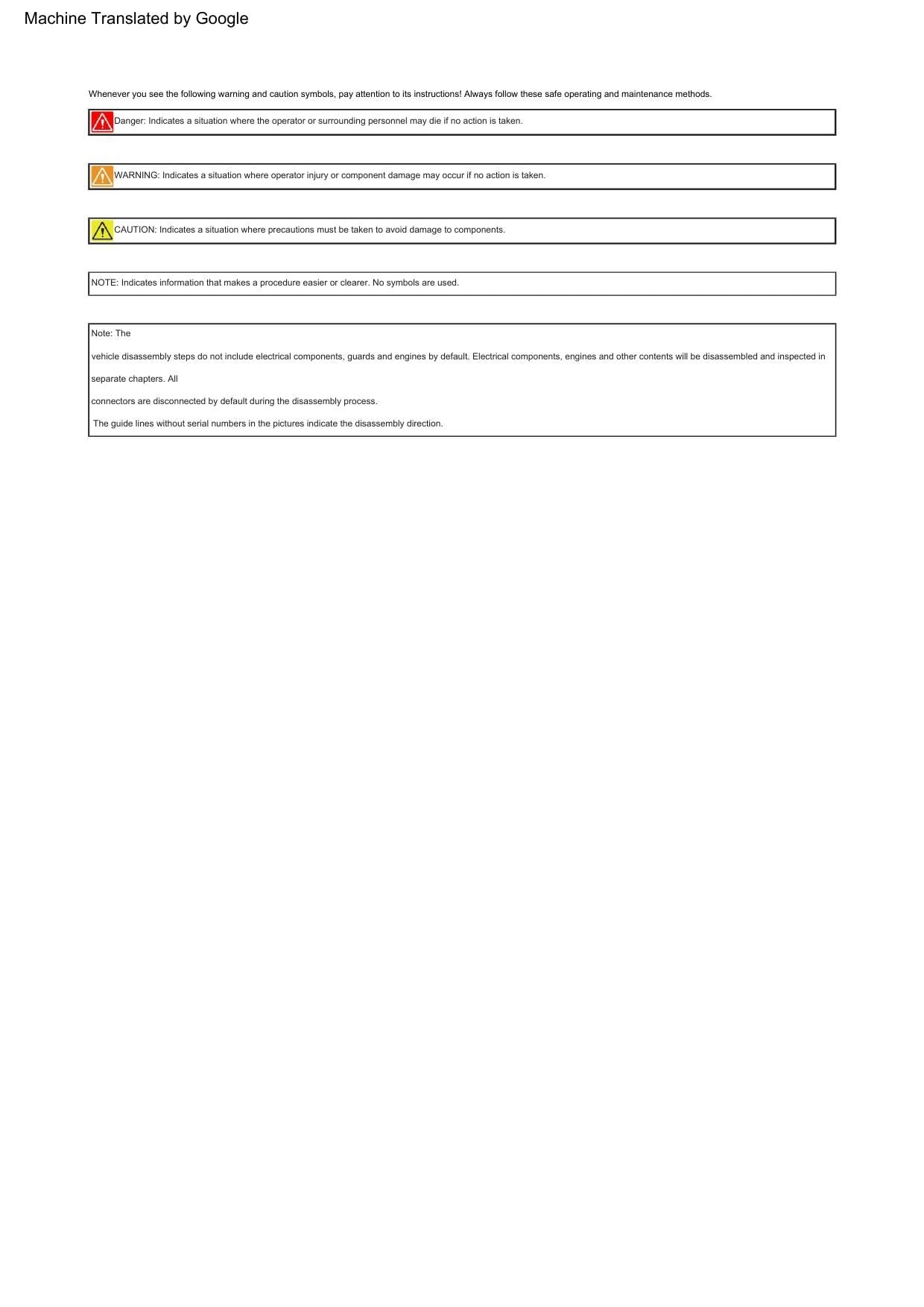 CFMoto 450MT Motorcycle Service Manual | 2023-2026 - sample page 9