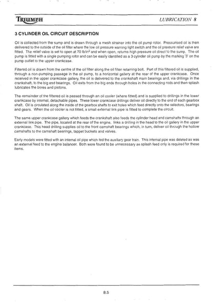 Triumph T300 750 1200 Motorcycle Service Manual | 1991-1999 - sample page 10