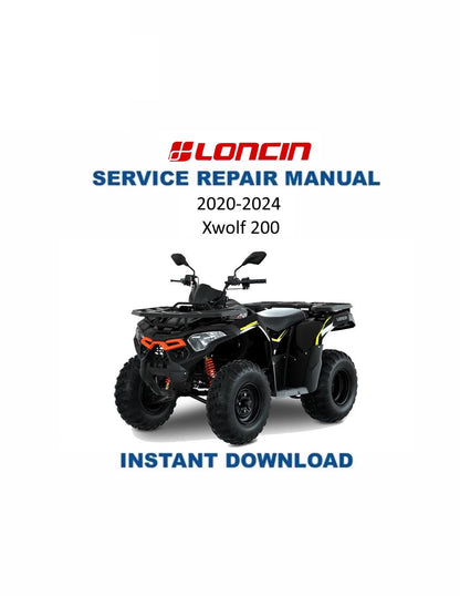 Loncin Xwolf 200 ATV Service Manual | 2020-2024 - Service Manual PDF Instant Download