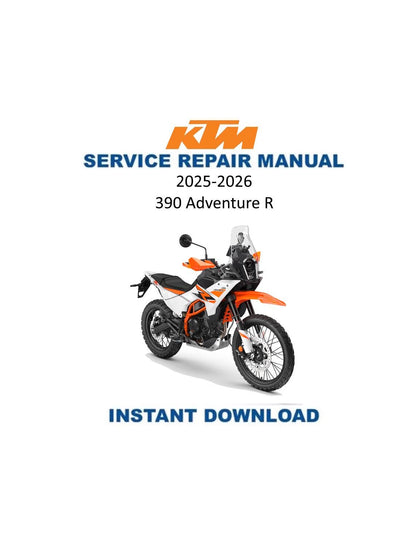 KTM 390 Adventure R Motorcycle Service Manual | 2025-2026 - Service Manual PDF Instant Download