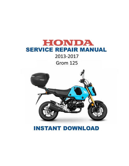 Honda Grom 125 Motorcycle Service Manual | 2013-2017 - Service Manual PDF Instant Download