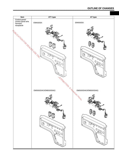 Honda EM4000SX EM5000SXK3 EM6500SXK2 Generator Service Manual | 2011-2015 - sample page 3