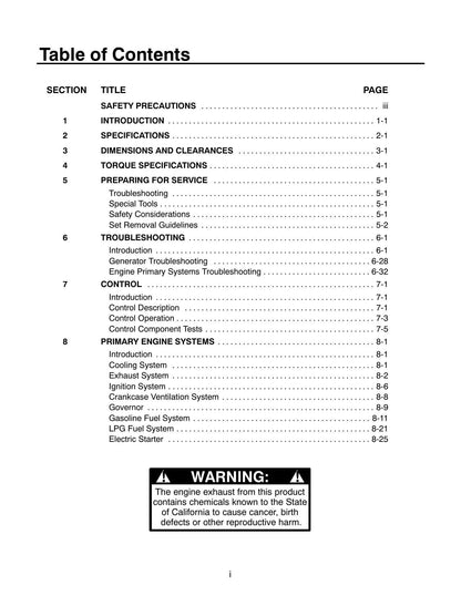 Cummins Onan Microlite 4000 KY RV Generator Service Manual | 1994-2018 - sample page 6