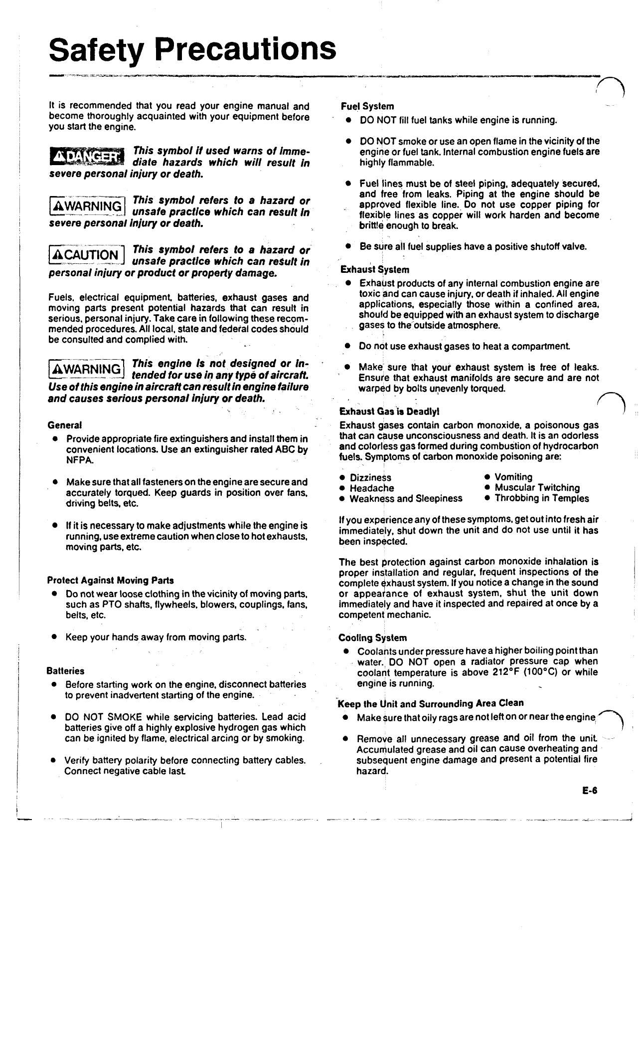 Onan Toro Power Plus P216 P218 P220 P224 Tractor Service Manual - sample page 6