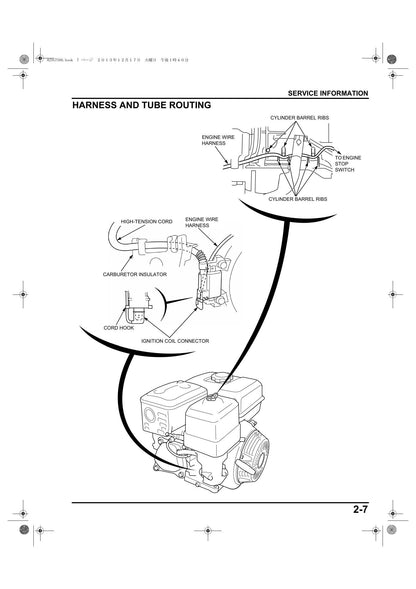 Honda WB30XH2 Water Pump Service Manual | 2013-2017 - sample page 3