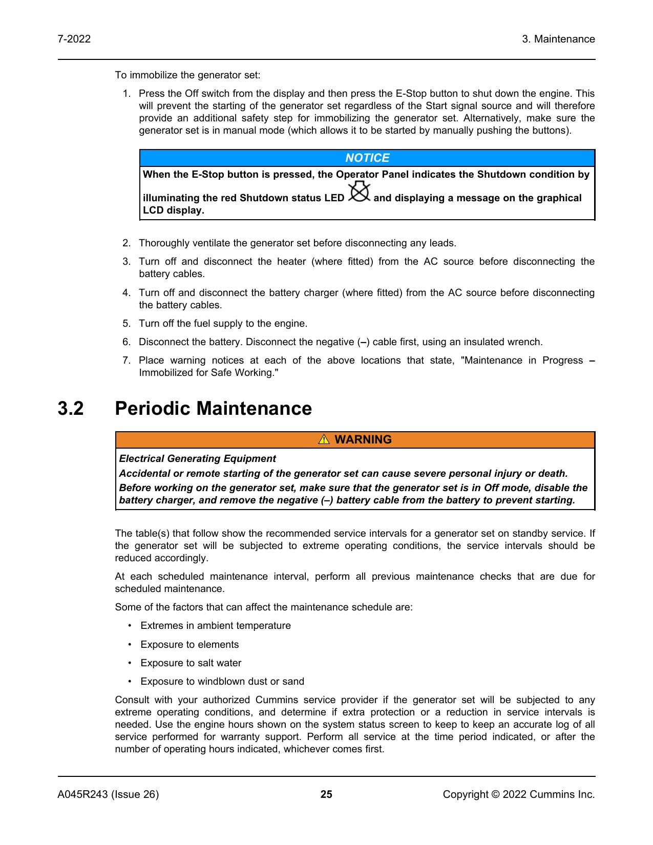 Cummins C20 C60 N6 N6H Generator Set Service Manual | 2022-2026 - sample page 9