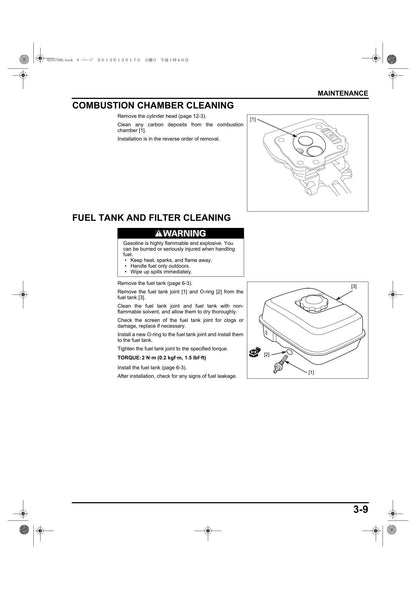 Honda WB30XH2 Water Pump Service Manual | 2013-2017 - sample page 10
