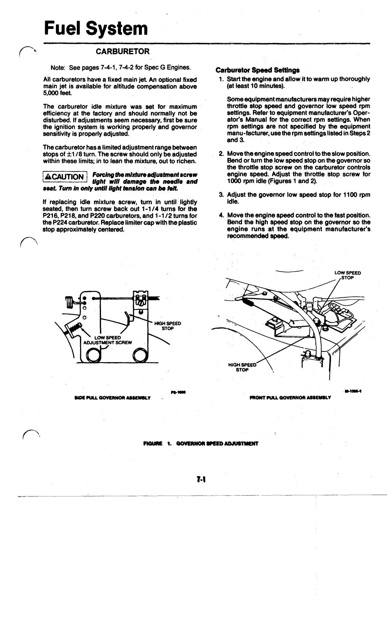 Onan Toro Power Plus P216 P218 P220 P224 Tractor Service Manual - sample page 5