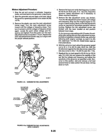 Cummins Onan BGE NHE Emerald Plus RV Generator Service Manual | 1994-1998 - sample page 3