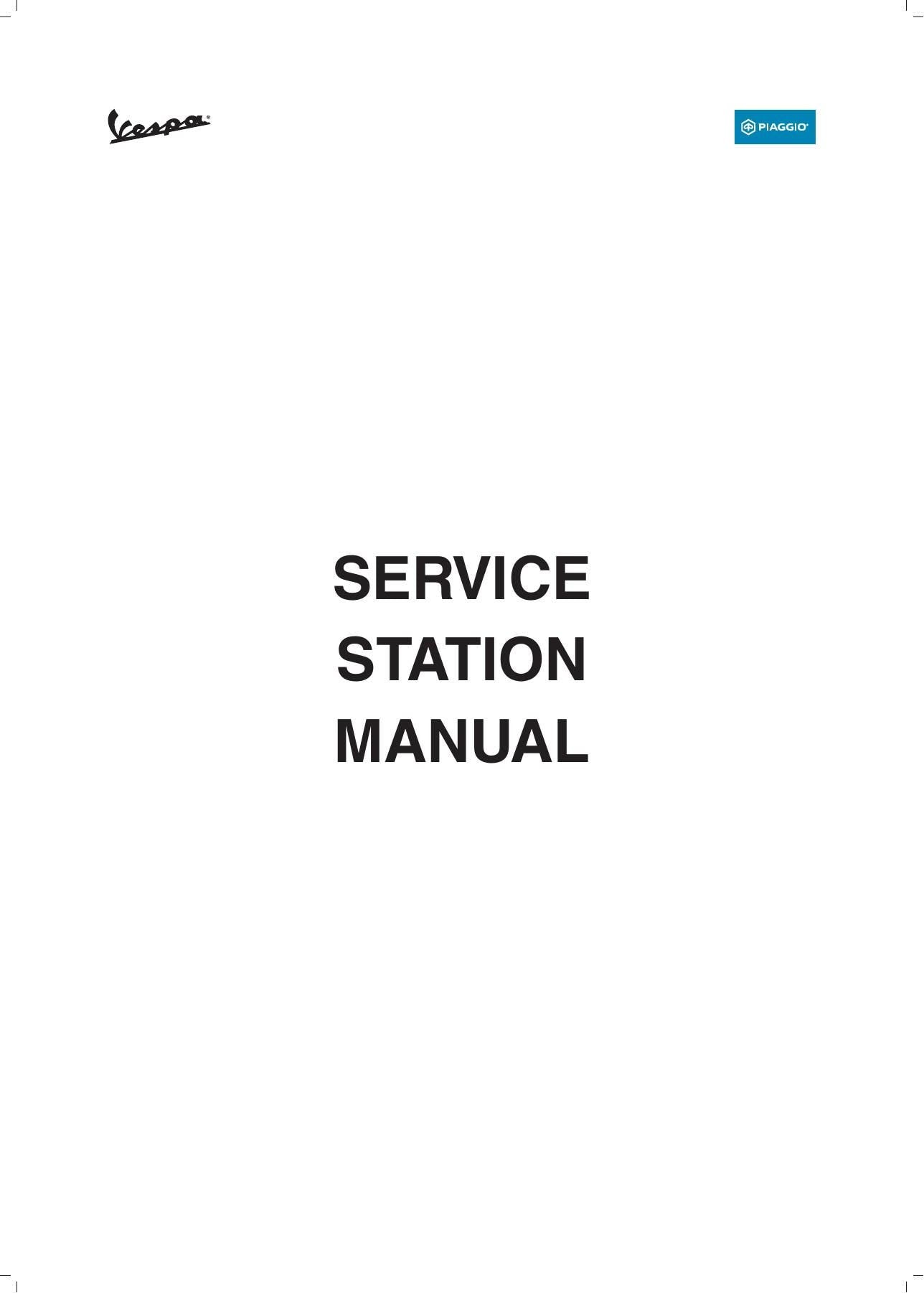 Vespa VXL SXL LX zx 125 149 Scooter Service Manual | 2021-2025 - sample page 1