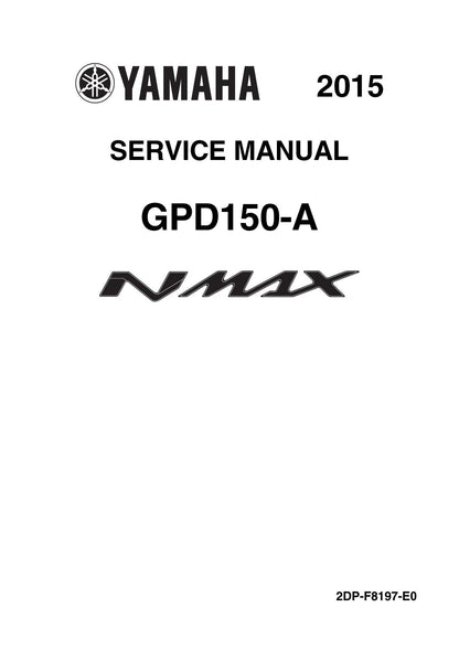 Yamaha NMAX GPD150-A Scooter Service Manual | 2015-2019 - sample page 1